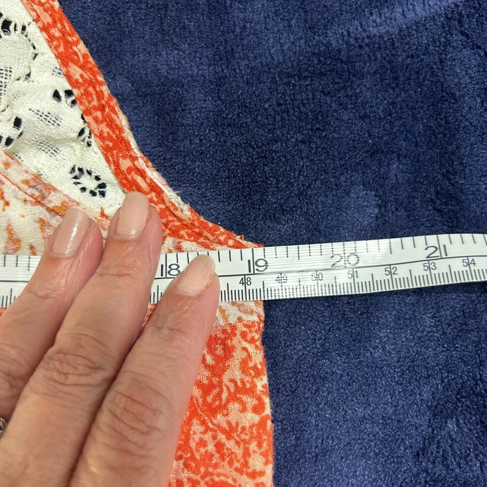 Free People Intimately Free Floral Morning Sun Lace-Trim Slip Mini Dress Size S - Picture 12 of 13